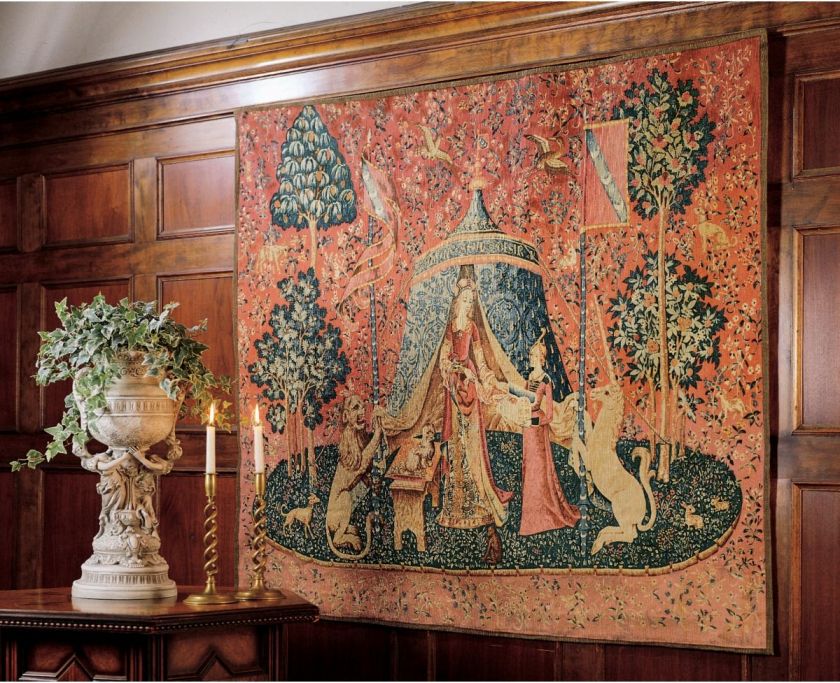 55 French Mon Seul Desir Tapestry Wall Hanging Display  