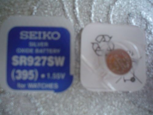 WATCH BATTERIES, SEIKO, 395 [SR 927 SW]  