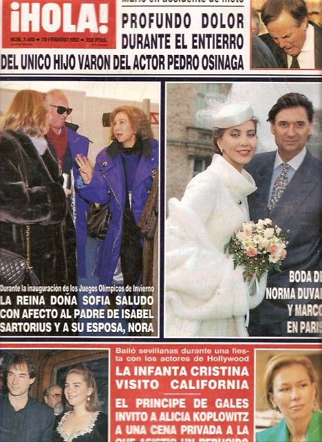 HOLA Magazine PRINCESS CAROLINE 1992  