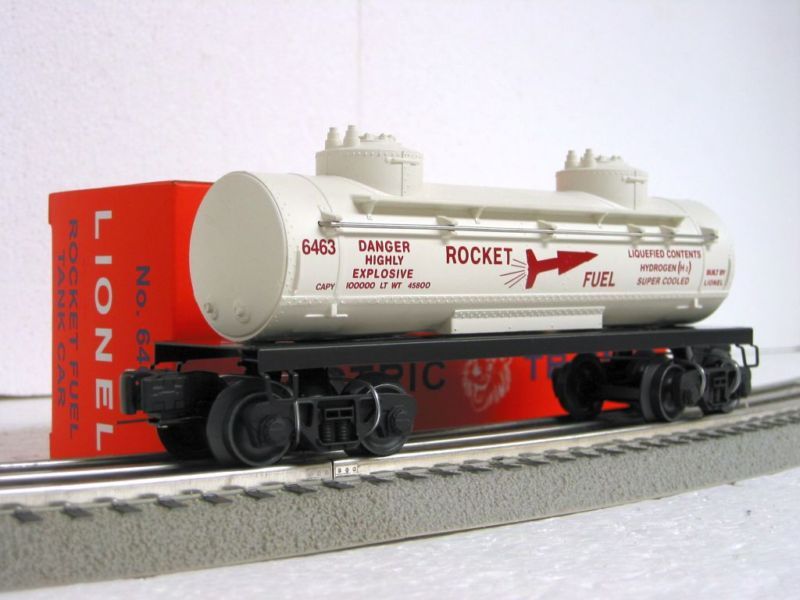 LIONEL MERCURY ROCKET FUEL TANK 6 38334 tanker car o gauge train 6463 