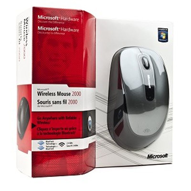 Microsoft 2000 3 Button Wireless Optical Scroll Mouse (  