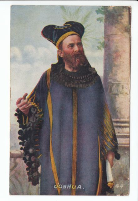 Joshua Old Testament Bible High Priest Postcard Vintage Temple 