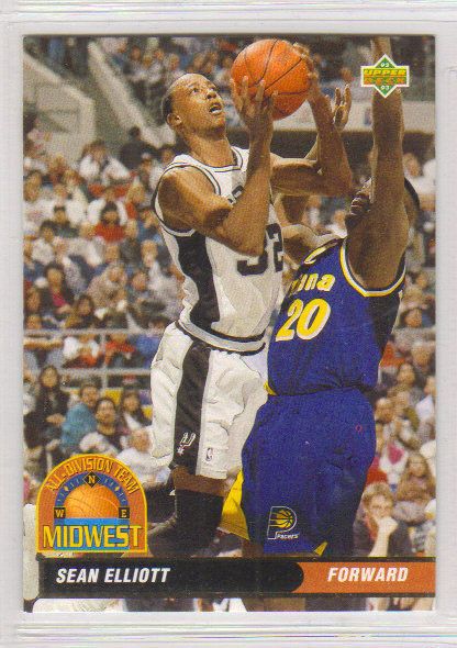 Sean Elliott 1992 93 UD All Division Card AD 13  