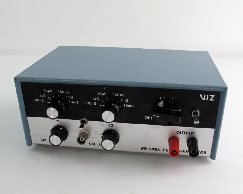 VIZ WR 549A Pulse Generator 100nS   10mS  