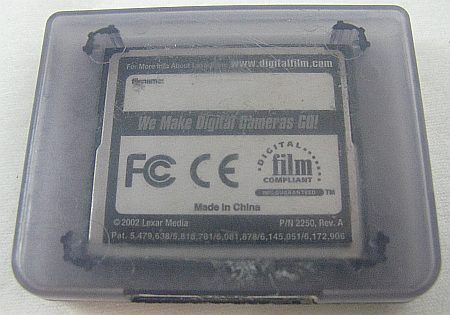 Lexar Media CompactFlash Card 64MB 4x 122011g in 122011 Bag  