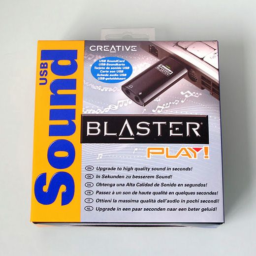 CREATIVE SOUNDBLASTER PLAY USB sound card  