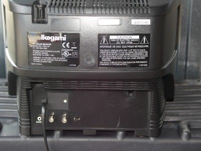 Ikegami VCM 14H   14 Color Surveillance Video Monitor  