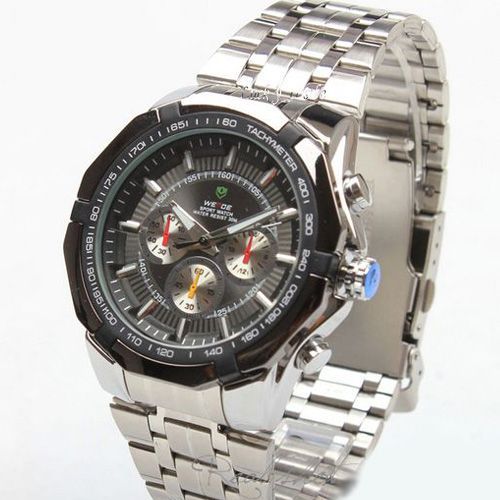 Brand New Fashion Analog Mens Boys Quartz Steel Band Wrist Watch B156 