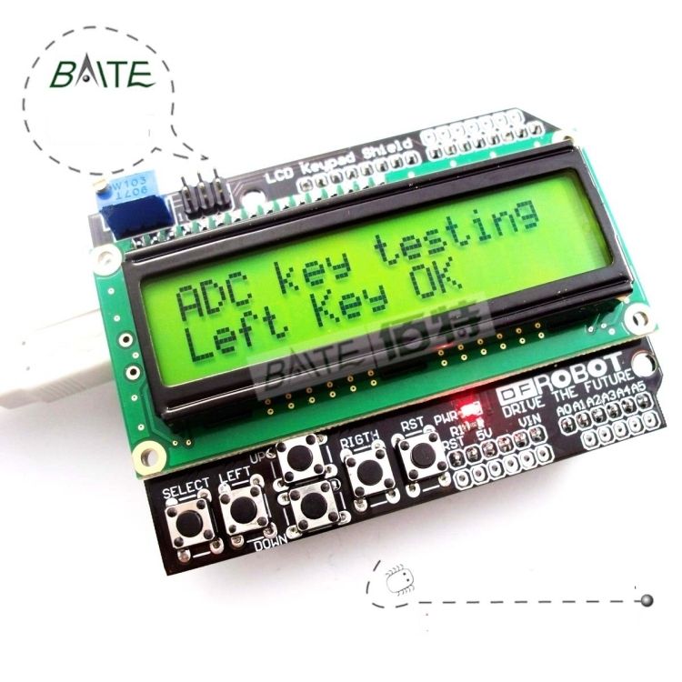 description this is a 16x2 lcd keypad module for arduino arduino 