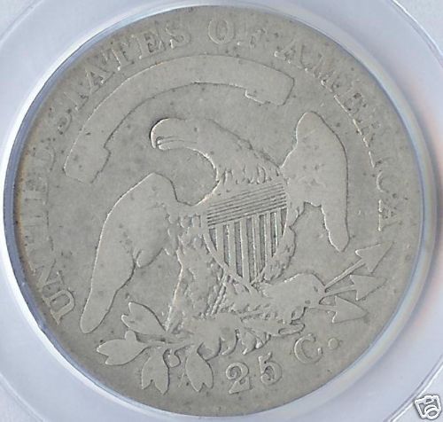 1821 Bust Quarter PCGS G 04, B 2 Variety, R 3  