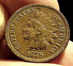 SCARCE 1879 INDIAN HEAD PENNY  