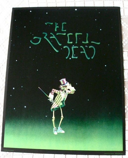 GRATEFUL DEAD MOVIE POSTER ORIG. 1977 MINT SKELETON EXC  