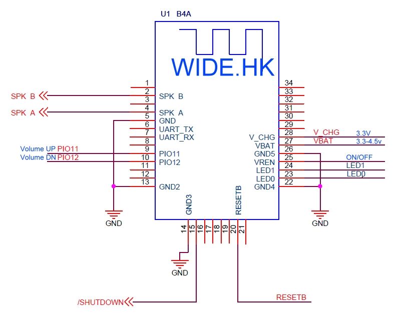 4G Bluetooth Stereo Audio DIY Module ( Transmitter / Receiver 