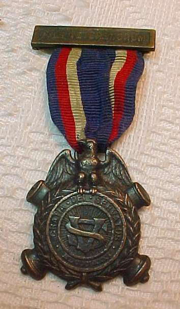 CIVIL WAR VETERANS GAR NUMBERED MEDAL & SONS OF VETERANS MEDAL 