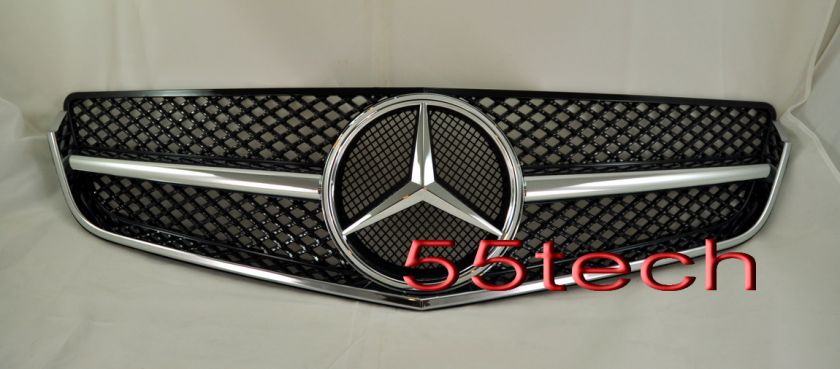 Mercedes W207 E350 E550 COUPE Grille Grill SLS Style AMG 1 Single Fin 