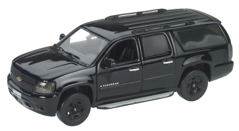 43 2009 CHEVY SUBURBAN BLACKOUT BY LUXURY DIECAST  