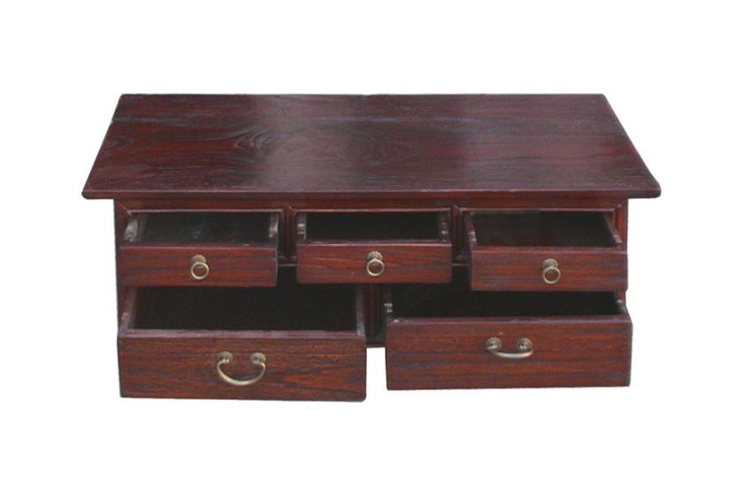 Multiple Drawers Korean Lower Cabinet Coffee Table WK2109  