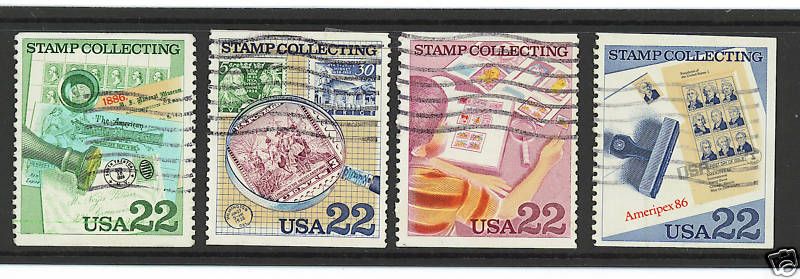 Scott #2198 2201 Used Set of 4 Stamp Collecting  