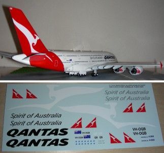 QANTAS AIRBUS A380 800 DECALS FOR REVELL 1/144 DECAL  