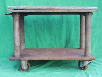 25   41 1TON STEEL MACHINIST UTILITY SERVICE WORK LIFT TABLE HAND 