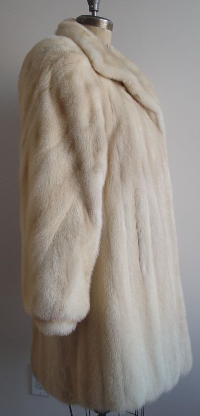 REVILLON VERY RARE FEMALE HONEY GLOW MINK 3/4 SIZE 10  