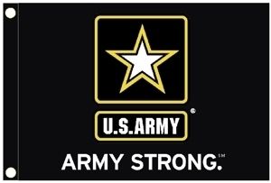 ARMY 12X18 FLAG BANNER US ARMY STRONG NEW STAR  