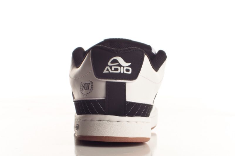 Adio Mens Shaun White Shoes Size 8 White/Black  