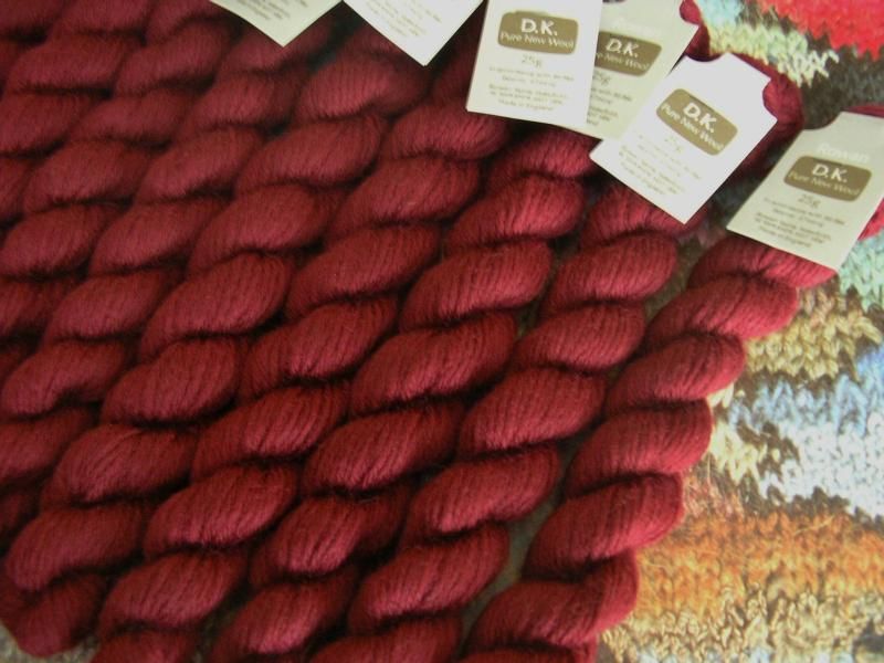 250g Vintage DK Rowan RUSSETT Shade 85 (10 x 25g) Pure New Wool hanks 