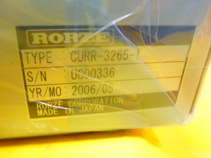 Rorze Robot Controller CURR 3265 1 new 0190 04678  