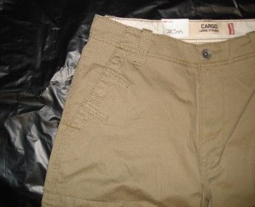 Levis Mens 642 Loose Straight Cargo Pants Khaki #3283  