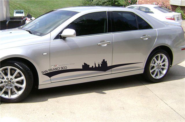 CAR VINYL SIDE GRAPHICS NISSAN 370Z MITSUBISHI SM162  