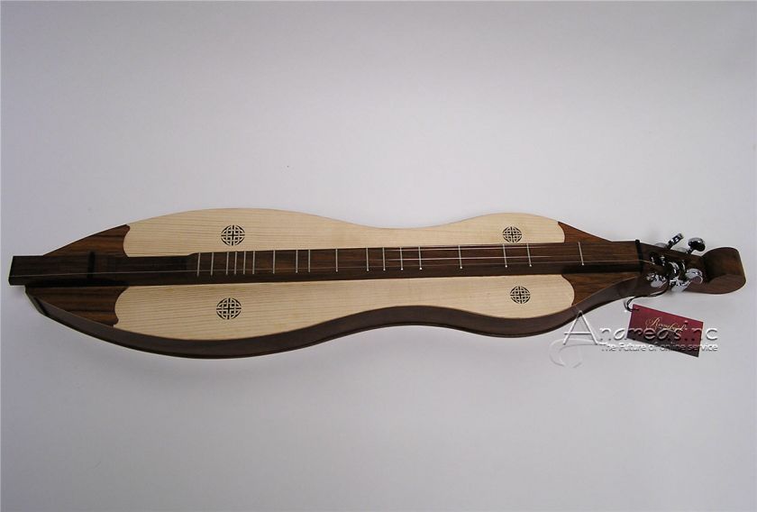 NEW 4 STRING ROSEWOOD MOUNTAIN DULCIMER WOOD KNOTWORK DESIGN  