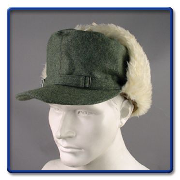 WW2 German Elite Type44 Sheep Fur Winter Cap 60  