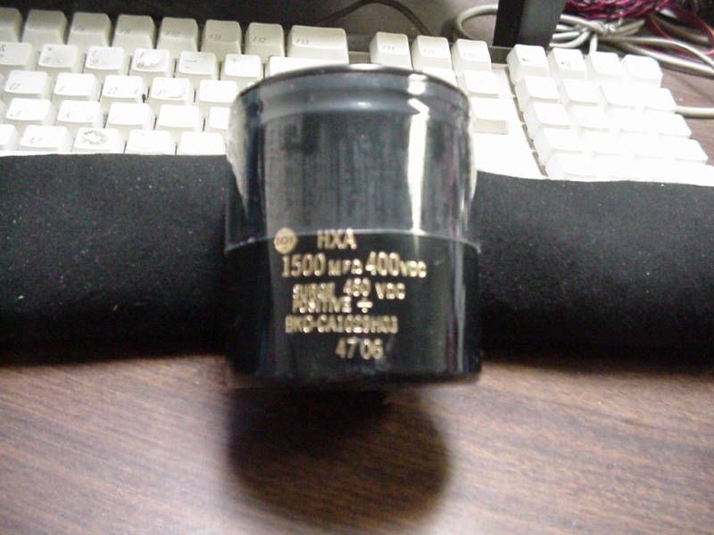 HXA Capacitor 1500 MFD 400 VDC BKO CA1029H03 / 4706 N2  