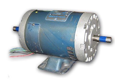 Leeson Dual Shaft 1.5 HP 4800 RPM DC Motor   