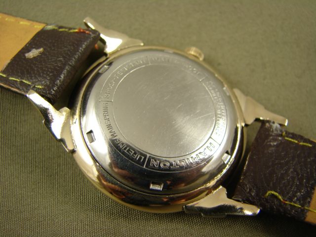 BEAUTIFUL HAMILTON AUTOMATIC DRESS WATCH VINTAGE 1950s MENS CLASSIC 