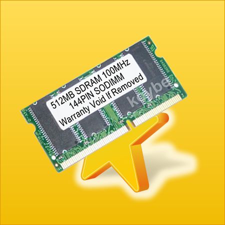 NEW 512MB PC100 144PIN SODIMM LAPTOP/NOTEBOOK MEMORY  