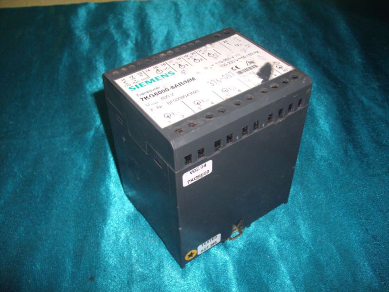 Siemens 7KG6000 8AB/MM 7KG60008ABMM Relay  