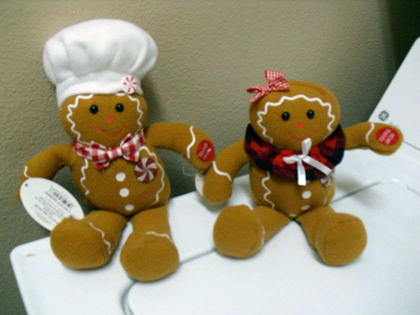   Chantilly Lane Gingerbread Boy & Girl Sings Christmas Holiday Song