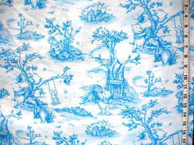 Winnie the Pooh Walk in the Park Fabric   5 YARD PC  