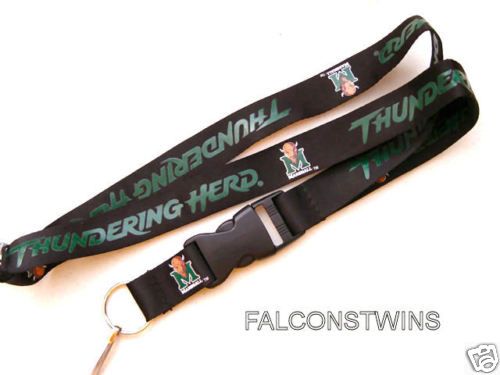 MARSHALL THUNDERING HERD NEW LANYARD KEYCHAIN ID HOLDER  