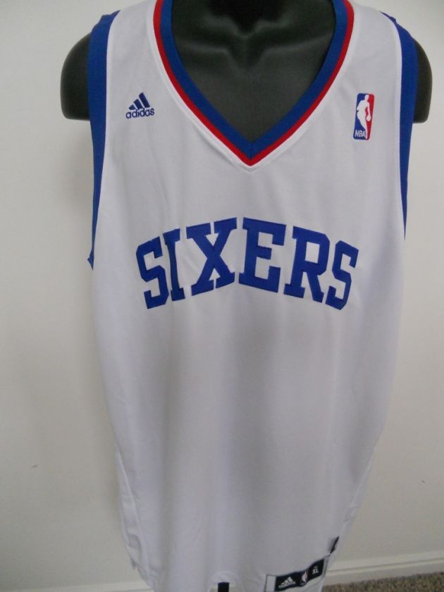 NEW Philadelphia 76ers SIXERS XLarge XL Swingman Rev30 Blank Adidas 