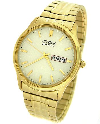 CITIZEN GOLD TONE EXPANSION MENS WATCH BM8452 99P  