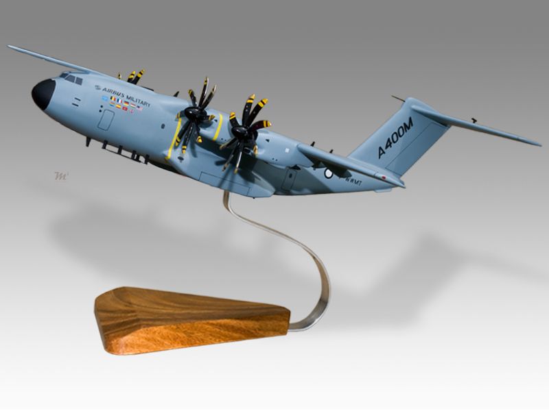 Airbus A400M Wood Desktop Airplane Model  