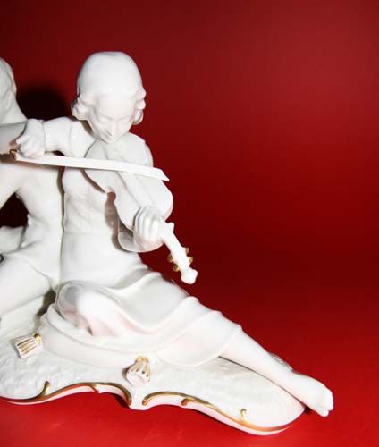 HUTSCHENREUTHER C. WERNER PORCELAIN GROUP MUSICIANS  