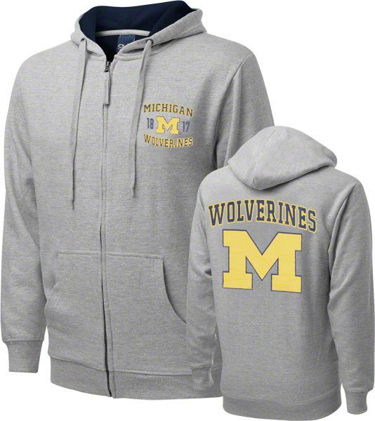 Michigan Wolverines Griffin Legend Thermal Lined Full Zip Hooded 