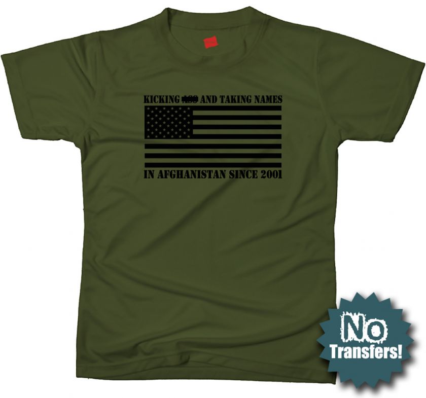 USA in Afghanistan War Army Military Funny New T shirt  