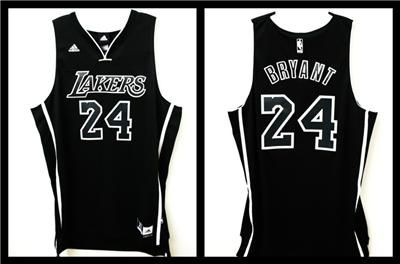 adidas LA Lakers Kobe Bryant 2012 LIMITED EDITION Black Swingman 