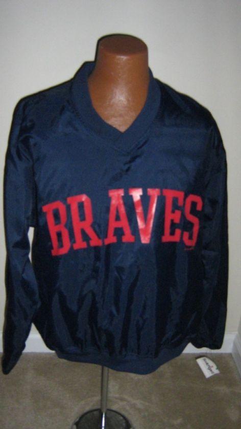 ADULT ATLANTA BRAVES PULLOVER SHIRT XL NEW TAGS  