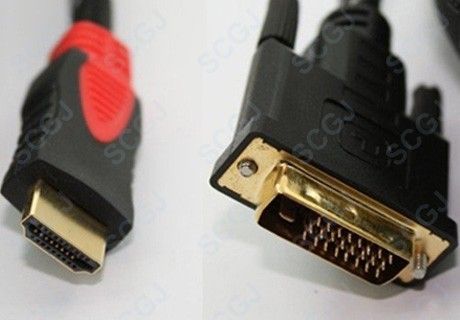 10ft Gold DVI D Male to HDMI 1.3 Male Cable 3M for HDTV HD double 